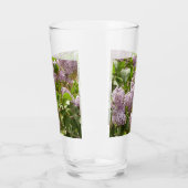 Verre Lilac Bush Belles fleurs de printemps violettes (Gauche)