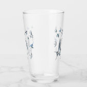 Verre L'Illustration De L'Avalière Volante (Droite)