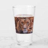 Verre Lion africain (Dos)