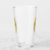 Verre Lion Avec Couronne - Style Or 3 (Droite)