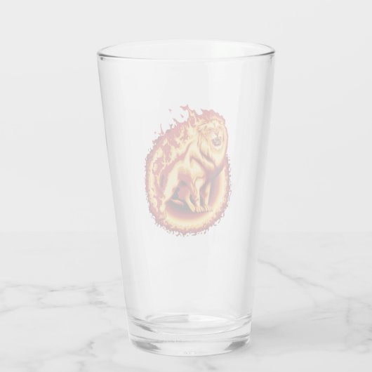 Verre Lion de feu (Dos)