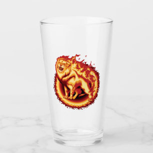 Verre Lion de feu