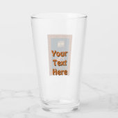 Verre Lion Du Jour De Jérusalem Avec Drapeau (Dos)