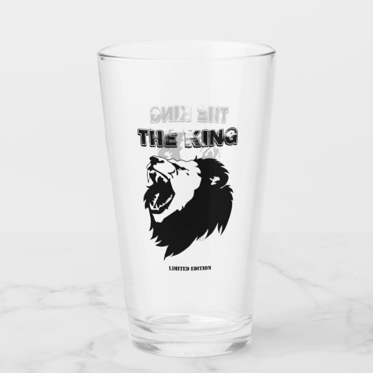 Verre Lion en colère (Dos)