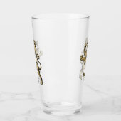 Verre Lion héraldique personnalisable Monogramme (Gauche)