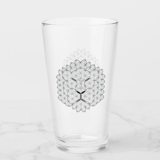 Verre Lion Sacré, B06BW. (Devant)