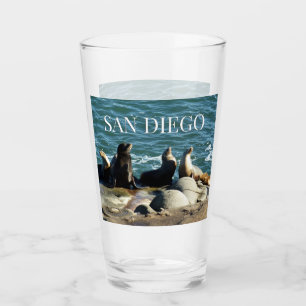 Verre Lions de la mer de San Diego