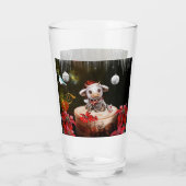 Verre Little christmas cow (Dos)