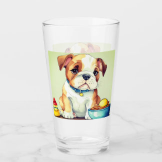 Verre Little pup Bulldog wants to play