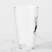 Verre Live Laugh Love a Rottweiler (Droite)