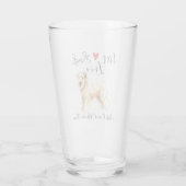 Verre Live Laugh Love a Wheaten Glass (Dos)