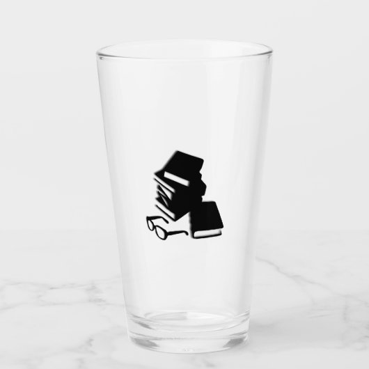 Verre Livres et lunettes (Devant)