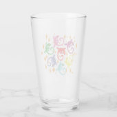Verre Lizards colorés (Dos)