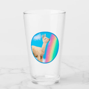 Verre Llama Licking Rainbow