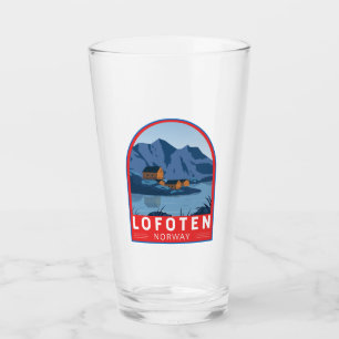 Verre Lofoten Norvège Travel Art Vintage