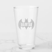 Verre Logo Bat Avec Gotham Etching (Dos)