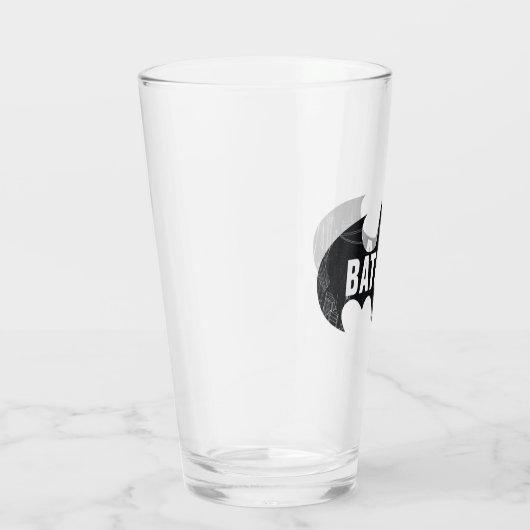 Verre Logo Bat Avec Gotham Etching (Droite)
