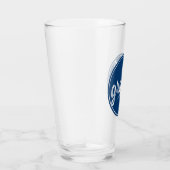 Verre Logo bleu Gravel Cycling (Droite)