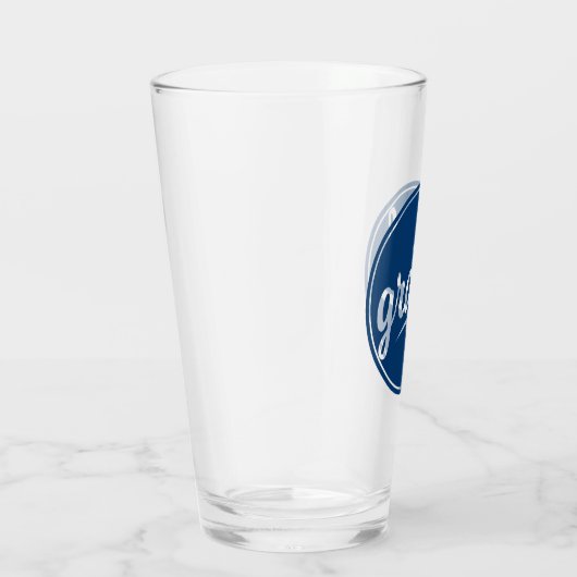 Verre Logo bleu Gravel Cycling (Droite)