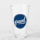 Verre Logo bleu Gravel Cycling (Devant)