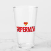 Verre Logo classique Superman Bold (Devant)
