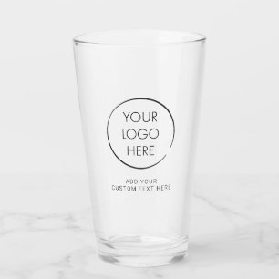 Verre Logo de base Personnalisé, Entreprise ou Marketing