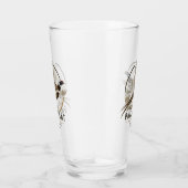 Verre Logo de chasse au faisan (Droite)
