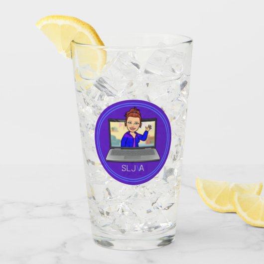 Verre Logo de dessin animé SLJ-VA (Devant glace)