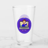 Verre Logo de dessin animé SLJ-VA (Devant)