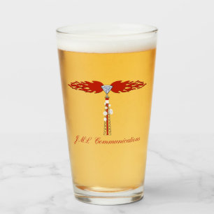 Verre Logo de la tour de communication JML