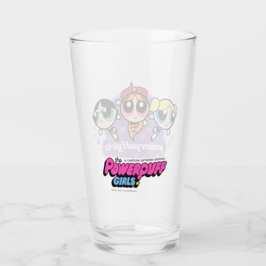 Verre Logo de l'équipe de Powerpuff (Dos)