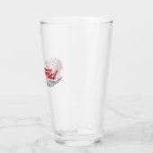 Verre Logo de moto vintage blanc (Gauche)