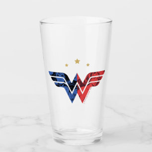 Verre Logo de superposition de bande dessinée moderne e