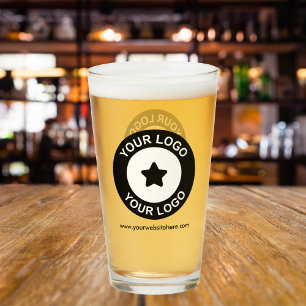 Verre Logo d'entreprise personnalisé et promotion du sit