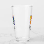 Verre Logo d'entreprise simple blanc (Gauche)