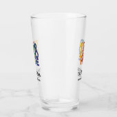 Verre Logo d'entreprise simple blanc (Droite)