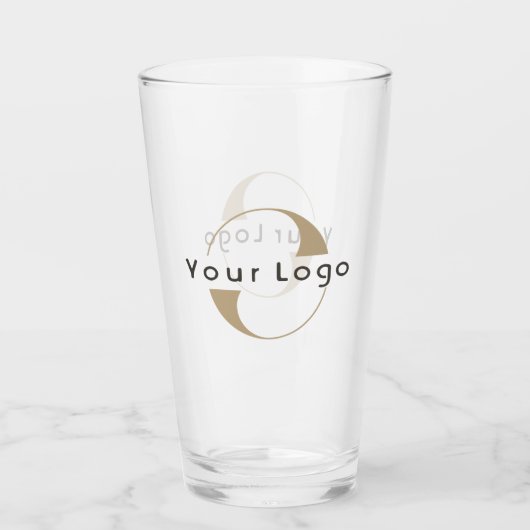 Verre Logo d'entreprise Simple propreté minimale Bière d (Devant)