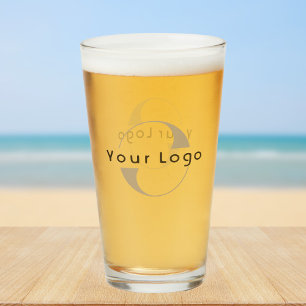 Verre Logo d'entreprise Simple propreté minimale Bière d