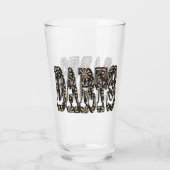 Verre Logo des fléchettes dimensionnelles, (Dos)