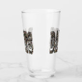 Verre Logo des fléchettes dimensionnelles, (Gauche)