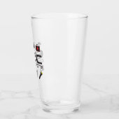 Verre - logo EDCC en noir avec couleurs (Gauche)
