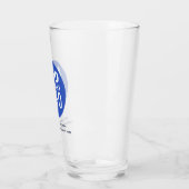 Verre Logo et nom d'entreprise modernes (Gauche)