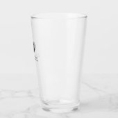 Verre Logo et texte d'entreprise simple (Gauche)