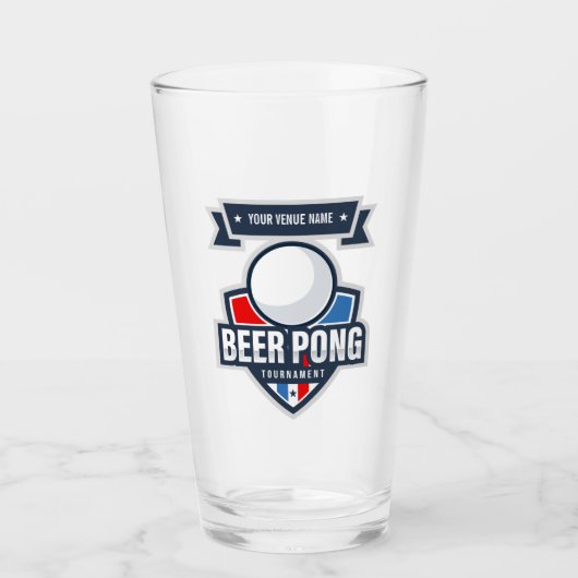 Verre Logo personnalisable de tournoi de puanteur de (Devant)