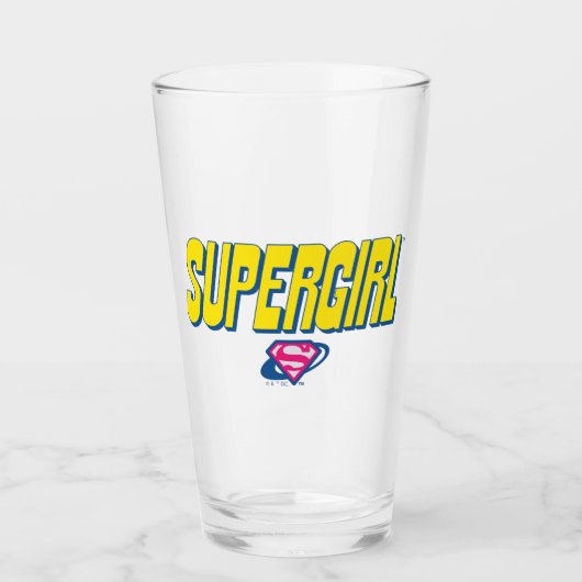 Verre Logo Pop Supergirl (Devant)
