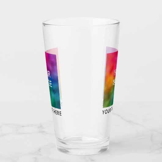 Verre Logo Professionnel modèle Ou Nom D'Image Texte (Droite)