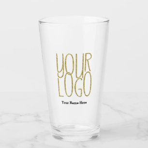 Verre Logo promotionnel du Modèle d'entreprise de nom pe