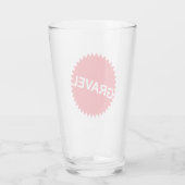 Verre Logo rouge Gravel Cycling (Dos)