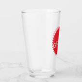 Verre Logo rouge Gravel Cycling (Droite)