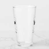 Verre Logo simple et commerce de texte (Gauche)